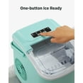 Philergo Countertop Ice Maker, SelfCleaning Ice Machine with Ice Scoop