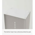 thumbnail image 6 of Yamazaki Home Makeup Organizer - Two Styles, White, ABS Plastic, Flat, Supports 1.98 pounds, Adjustable Tiers, No Assembly, 6 of 7