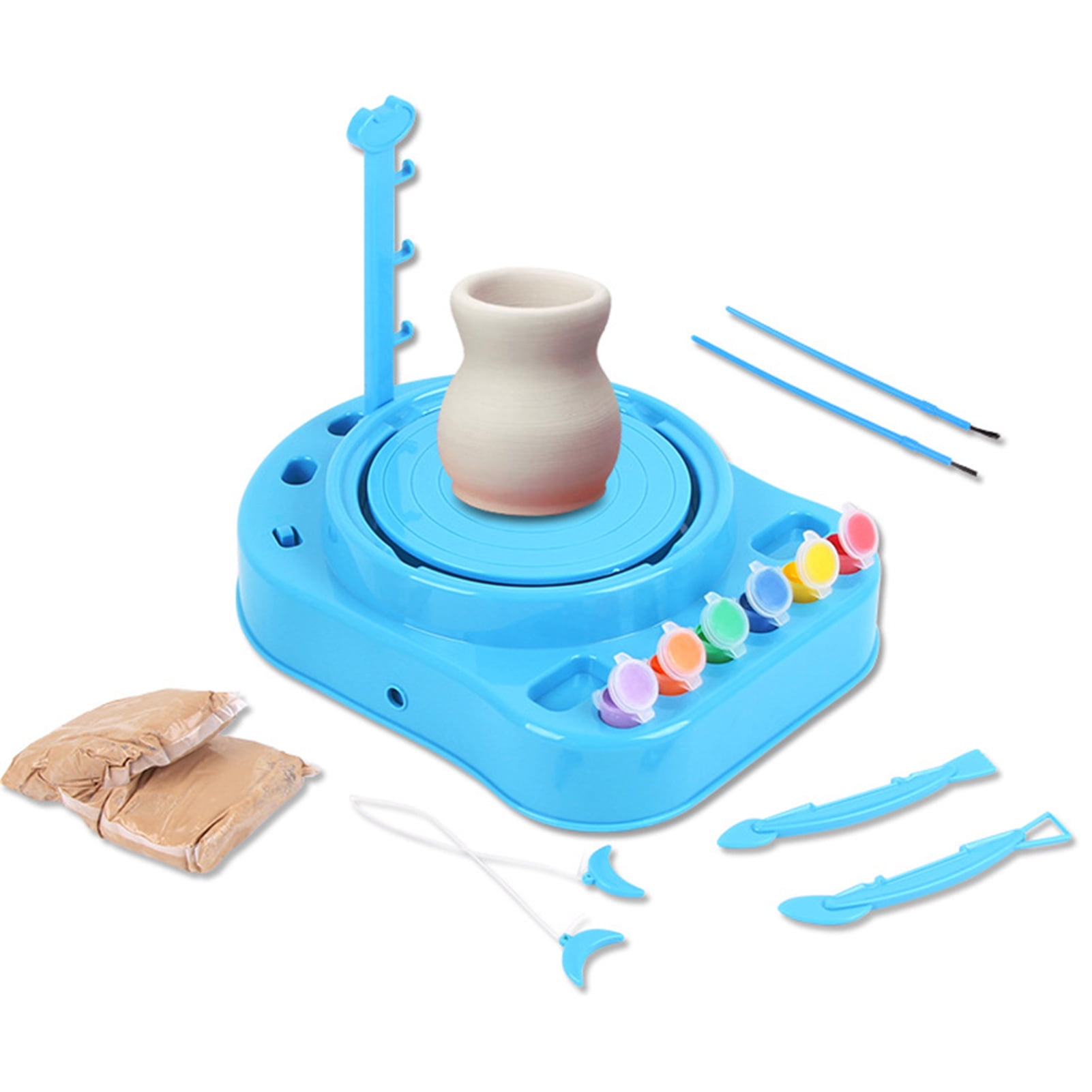 Electric Pottery Wheel Art Craft Kit Arts And Crafts Kids Toys