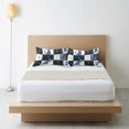 thumbnail image 6 of Yayeee Pillowcase Standard Size Set of 2 Satin Wrinkle Resistant Pillow Case, Blue Cat Stars, 6 of 7