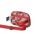 thumbnail image 2 of Red Christmas Patchwork Pattern Cute Fanny Packs for Women,Travel Waterproof Crossbody Fanny Bags Waist Purse for Women Anti Theft Adjustable Strap for Running Travel Cycling, 2 of 6