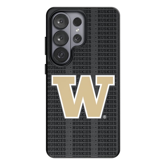 Keyscaper Washington Huskies Text Backdrop Galaxy Magnetic Bump Case