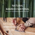 thumbnail image 3 of Colourtree 57.1'' H X 16.1'' W X 2.44'' D Bamboo Cloth Rack Heavy Duty Top Shelf Hanging Rod with Side Hook and Shoe Storage Shelf,Brown, 3 of 5