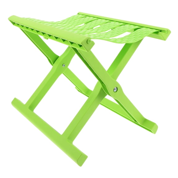 NICEXMAS Portable Light Green Outdoor Chair Compact Stool with High Strength for Camping, Gardening, Hiking and Travel