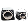 thumbnail image 2 of Cat Bed for Indoor Cats 2-in-1 Pet Bed for Kitten and Small Cat or Dog Cat Tent Cave Washable Cat House 35x33x30cm Pet Supplies, 2 of 8