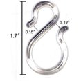 thumbnail image 2 of 12 Pcs 1.7-inch Clear Plastic Punch Bowl Cup S Hooks, 2 of 3