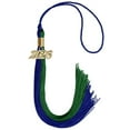 thumbnail image 6 of Endea Graduation Royal Blue/Green Graduation Tassel with Gold Date Drop, 6 of 11