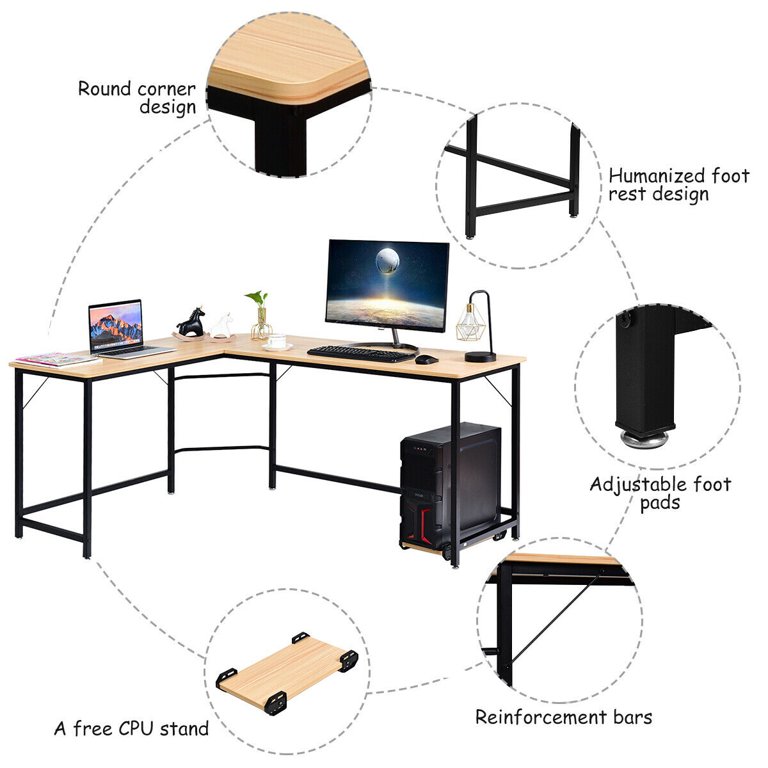 Plans & Build Guide For:kx Computer Desk Home Office / Gaming Desk / Corner  Desk / Shelves / Cabinet / Computer Support / Monitor Support 