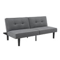 thumbnail image 3 of Mainstays Futon de studio, Gris, 3 of 8