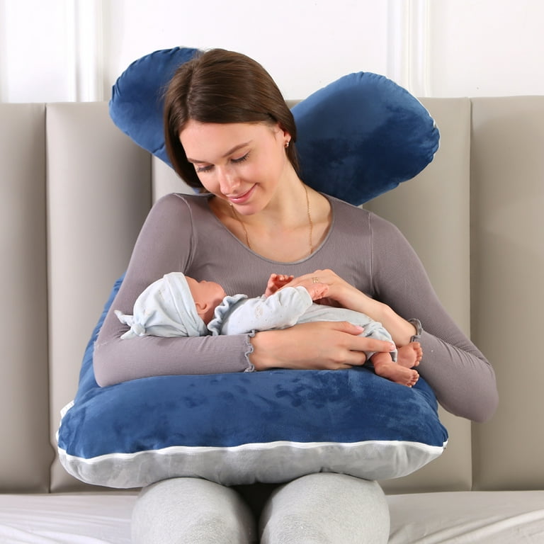 U Shaped Pregnancy Pillow with Cover, U Shaped Full Body Pillow for  Pregnant Women and Sleeping, 60*120cm 