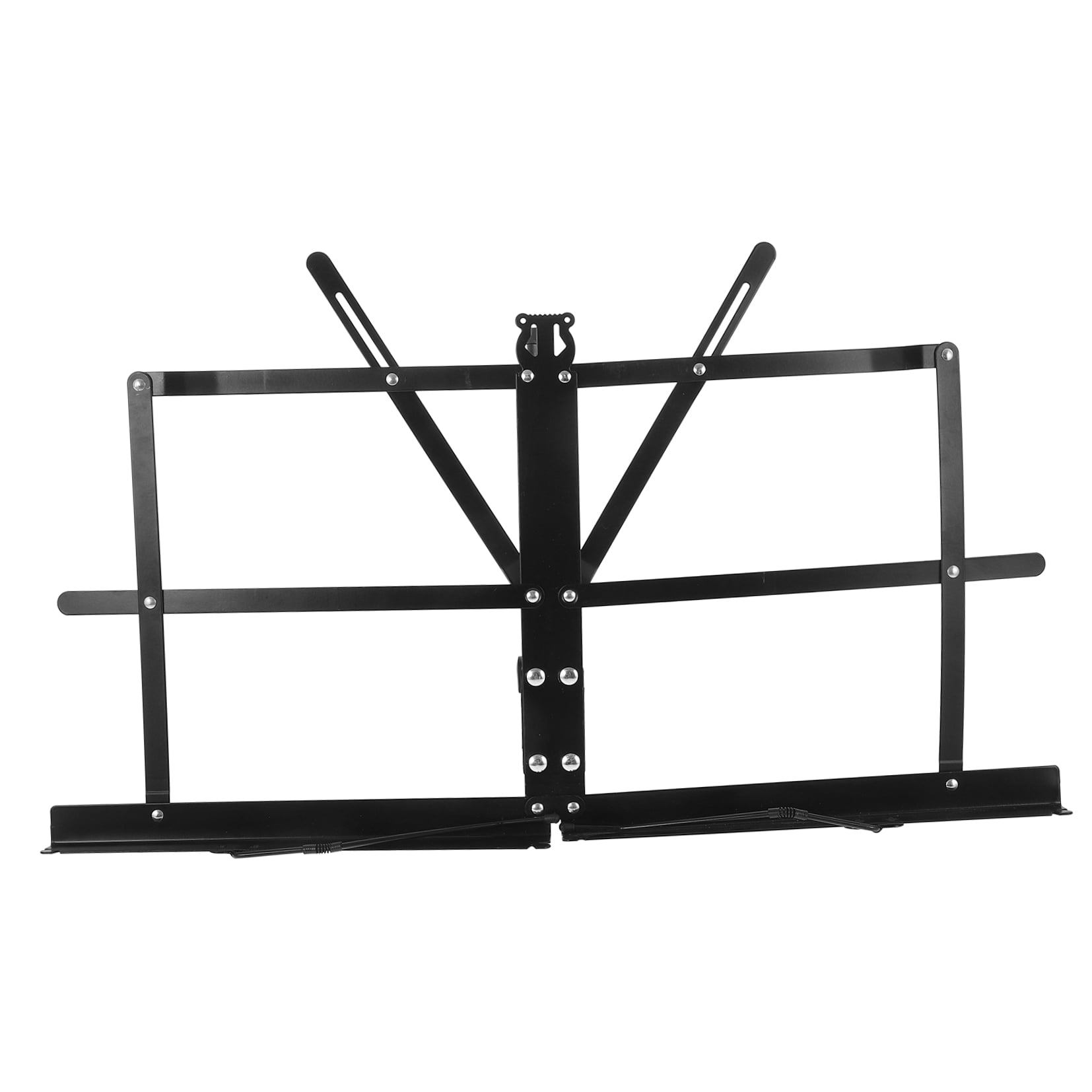 WHAMVOX Foldable Musical Score Rack Reading Stand Musical Score Stand Desktop Book Support