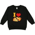 thumbnail image 2 of Inktastic I Love Pizza Toddler Sweatshirt, 2 of 4