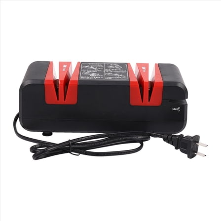 220V Automatic Quick Knife Sharpener Household Electric Knife Cutter Sharpener Stone Magic Knife Sharpener-US Plug