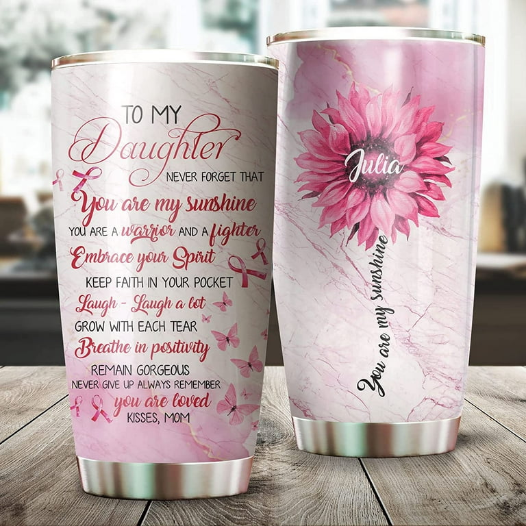 Tumbler Breast Cancer Awareness, One Thankful Survivor My Scars Tell A  Story, Custom Tumblers, Custom Gift For Women, Hot Cold Coffee Tea Tumbler
