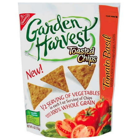 Nabisco Toasted Chips: Tomato Basil Garden Harvest, 6 oz