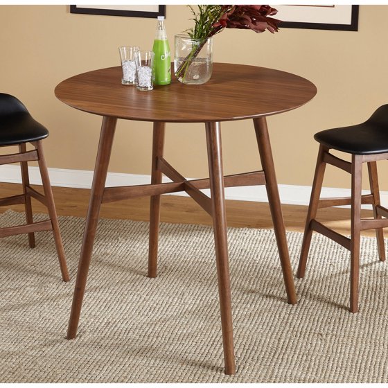 Ferris MidCentury Pub Table, Walnut