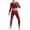 Wine, variant on talentlend Thermal Underwear Set for Mens Long Sleeve Layer Tops Base Layer Lightweight Tight Pants Bottoms