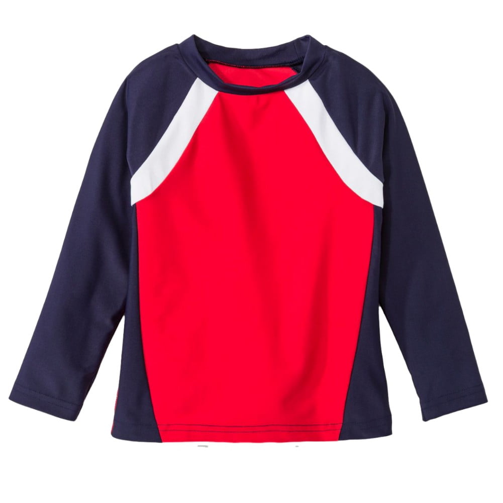 boys red swim shirt