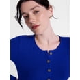 thumbnail image 4 of Scenario Women's Cardigan Midi Dress with Long Sleeves, Sizes XS-XXXL, 4 of 6