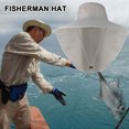 thumbnail image 3 of Sombrero anti-UV Sombrero para el sol transpirable Gorras portátiles de alpinismo para trabajos de césped en el jardín Hugtrwg Para estrenar, 3 of 8
