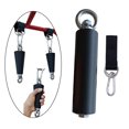 thumbnail image 2 of LOVIVER Exercise Handles Pull up with Carabiner Clip Triceps Strength Heavy Duty Straight, 2 of 8
