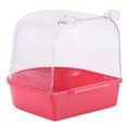 thumbnail image 1 of Bird Shower Box Plastic Parakeet Bathing Tub Parrot Bath Box Parrot Bathtub, 1 of 10