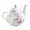 Pink, variant on Floral Ceramic Teapot (Suitable for 1 to 3 people) Vintage Gold Rim Porcelain Tea Pot for Loose Leaf, Blooming Tea & Coffee, Elegant Teapot for Tea Party, Flower Design