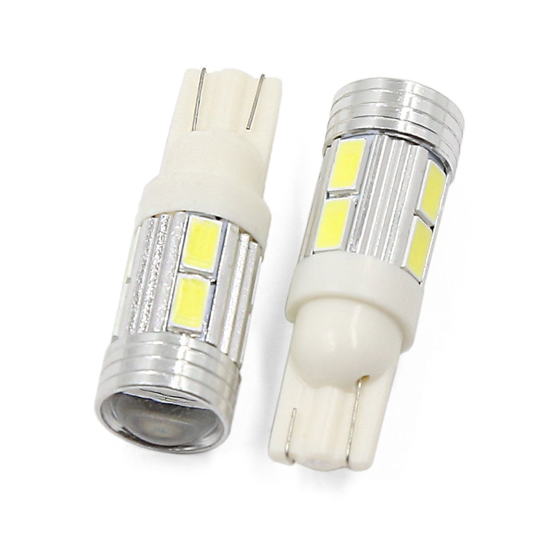 2 Pcs T10 10 SMD 5630 LED White 194 168 W5W Car Lights Bulb Internal