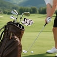 thumbnail image 7 of Haosy Silhouette Bats Golf Mallet Putter Cover Strong Magnetic Leather Golf Club Headcover Closure, 7 of 7