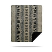 Denali Home Collection Denali Black Forest Friends/Black Blanket