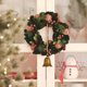 thumbnail image 1 of Adornos navideños, adornos navideños, regalos navideños, trompeta de cuerda navideña, estilo shabby, metal, colgante, decoración de vaca gigante, decorar, decorar, 1 of 5