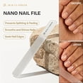thumbnail image 4 of 9 in 1 Professional Manicure Pedicure Set - Stainless Steel Nail Clippers, Nano File, Cuticle Nipper, Scissors, Tweezers, Travel PU Leather Case for Men & Women Valentine's Gift Idea, 4 of 5