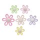 thumbnail image 5 of 6 piezas de flores de margarita tejidas para decoración de pared, ideal para cumpleaños, baby shower Estilo B, 5 of 9