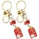 thumbnail image 4 of Japan Keychains Metal And Cloth Cat Style Key Chain Ornament For Bags Festival 2Pcs, 4 of 5