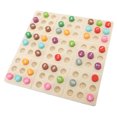 thumbnail image 3 of Juego de lógica Sudoku de colores, doble cara, dos modos de juego, juguete rompecabezas de matemáticas, rompecabezas de Sudoku de madera, juego de mesa, 3 of 5