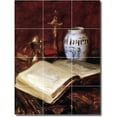thumbnail image 1 of Ceramic Tile Mural-William Chase Still Life 24. 36" w x 48" h using (12) 12 x 12 ceramic tiles, 1 of 3