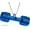 Blue, variant on Dumbbell Cremation Jewelry for Ashes Pendant Locket Stainless Steel Keepsake Ash Jewelry Memorial Urn Necklaces for Ashes for Men Women