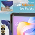 thumbnail image 4 of For Xiaomi Redmi Pad 2 Case 11 inch 2025, 360 Hand Strap, Shoulder Strap, Kickstand, Rugged Drop Protection, Navy Blue, 4 of 7