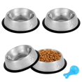 thumbnail image 1 of Comedero para gato ACEONE, 4 unidades, acero inoxidable, antideslizante, 11 cm, 1 of 7