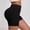 *Black, variant on ClodeEU Women's High Waisted Stretch Yoga Shorts with Pockets ,Slim Fit Athletic Bottoms Hot Pink,Womens Plus XXL