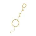 thumbnail image 1 of Bracelet avec Anneau pour Doigt Bijou Tendance Bijou Cadeau pour Anniversaire Fête Or, 1 of 8