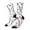 2 Black-2, variant on Lavender Flowers Print Adult Socks for Men & Women,Calf Socks, Ankle Socks,Boots Socks,Breathable Casual Sock,Unisex Crew Socks