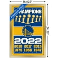 thumbnail image 3 of NBA Golden State Warriors - Champions 22 Wall Poster, 14.725" x 22.375" Framed, 3 of 5