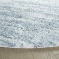 thumbnail image 3 of SAFAVIEH Tahoe Trudi Distressed Shag Area Rug, Blue/Ivory, 6'7" x 6'7" Round, 3 of 7