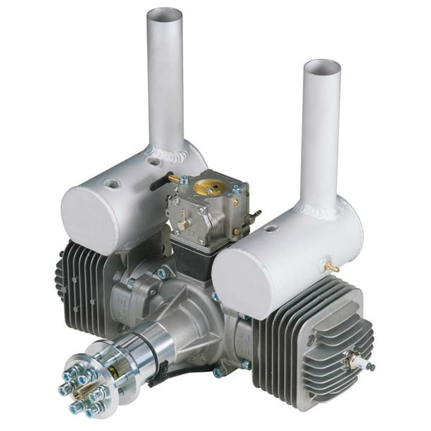 DLE ENGINES DLE-170 170cc Twin Gas Engine with Electronic Ignition and ...