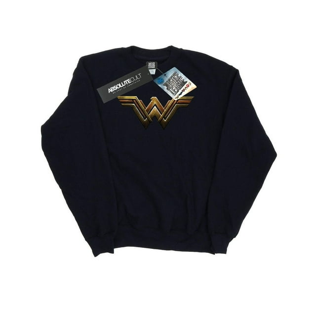 DC Comics Womens Justice League Movie Wonder Woman Emblem Sweatshirt