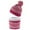 Hot Pink, variant on Women's Windproof Knitted Hat and Scarf Set Snowflake Wool Ball Hat With Winter Beanie Hat Scarf Set and Neck Warmers Hot Pink