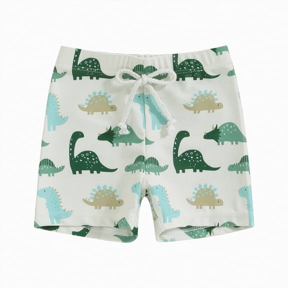 TOWED22 Toddler Swim Trunks Quick Dry Toddler Bathing Suits for Boys Swim Shorts Baby Swimsuit Boys Board Shorts Kids Swimwear Light Green,12-18 M