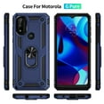 thumbnail image 3 of Dteck Moto G Power 2022 Case, Military Grade Ring Kickstand Fit for Magnetic Car Mount Shockproof Protective for G Power 2022 6.5 inch,Blue, 3 of 8