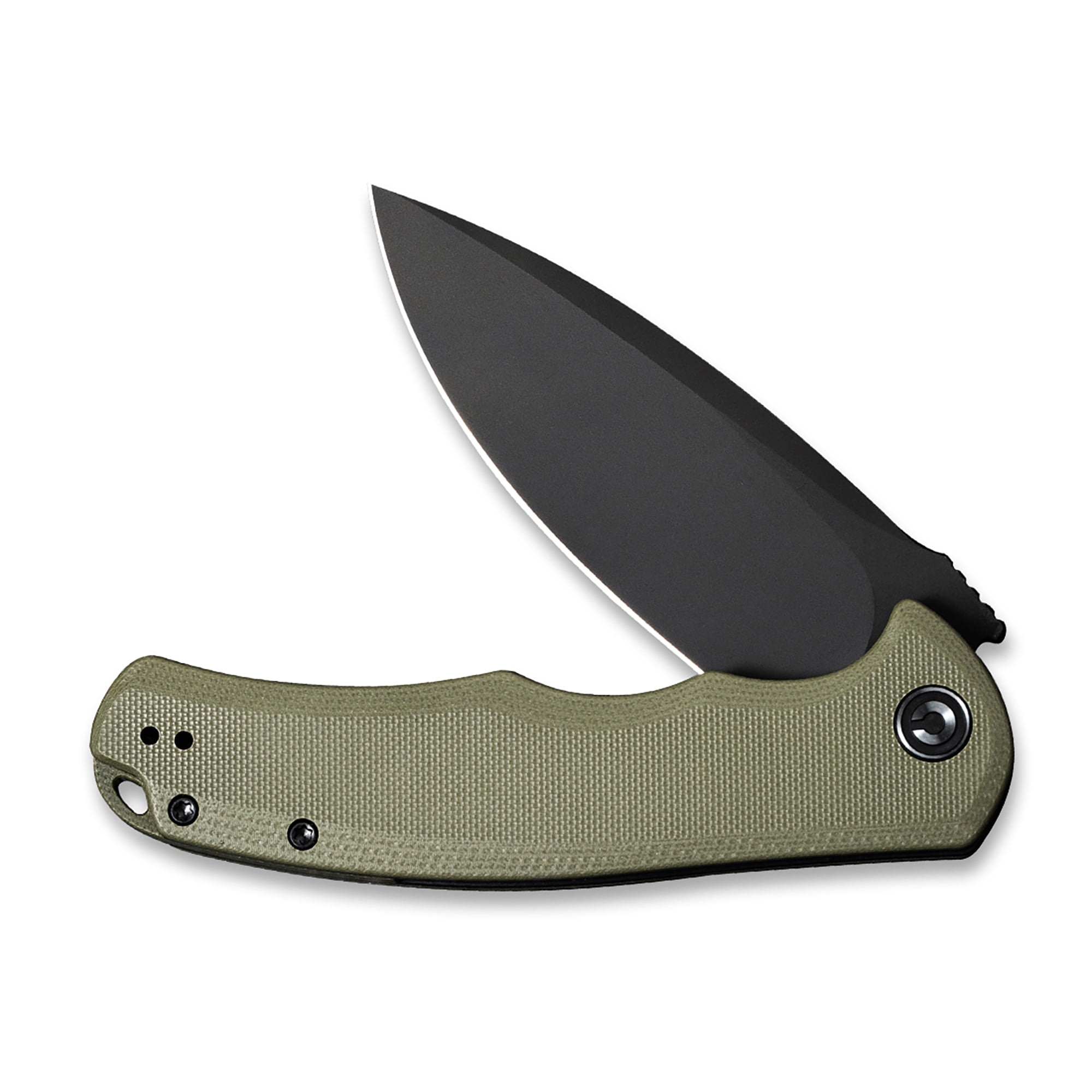 CIVIVI Praxis Pocket Folding Knife 3.75" 9Cr18MoV Blade, OD Green G10 Handle C803F